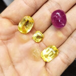 Natural Ceylon Yellow Sapphires